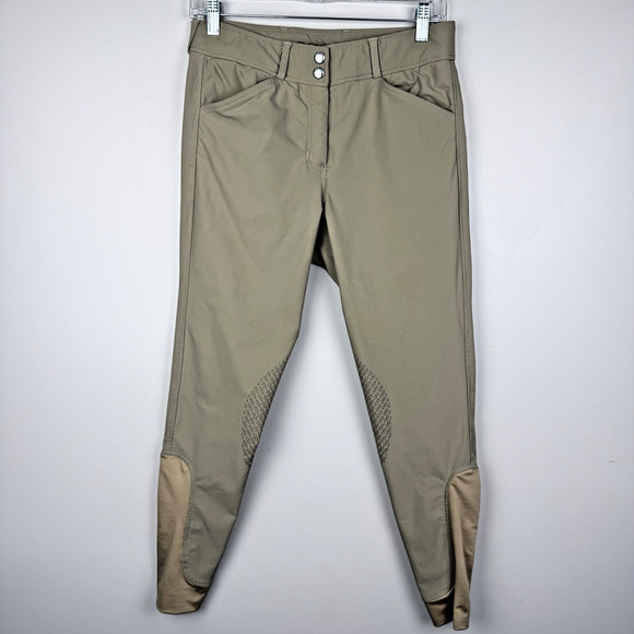 Dover Pants - Dover Saddlery Equestrian Riding Breeches Women's Size 28 Beige Knee Grip